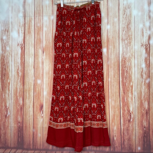 Spell Pants - Spell & The Gypsy Collective Red Palazzo Pants (S)
